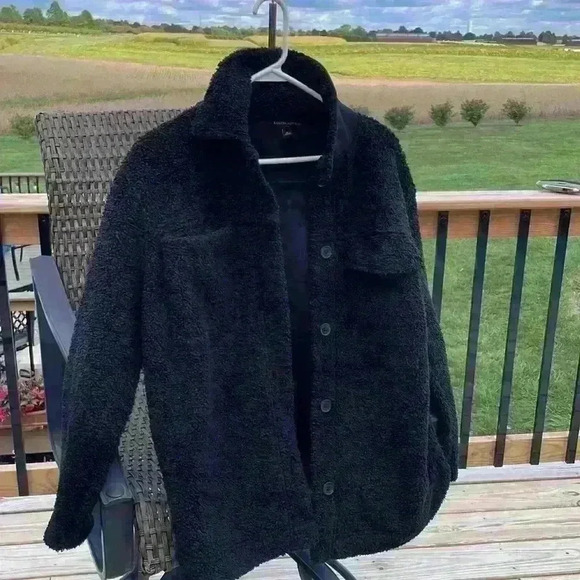 Banana Republic Jacket Teddy Bear Sherpa size small - Picture 6 of 14